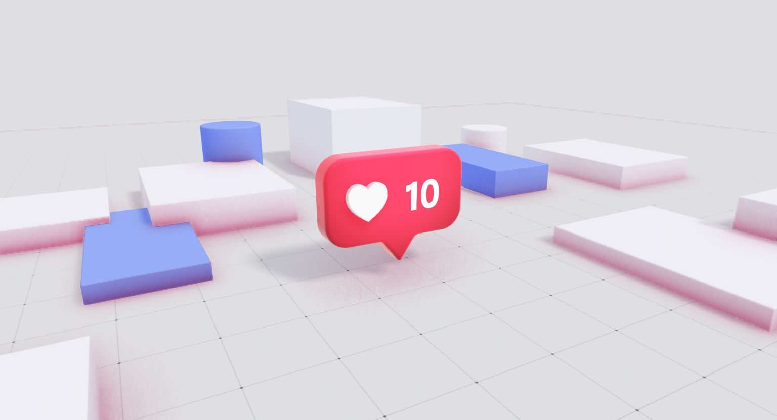 لقطة عرض لزر الإعجابات